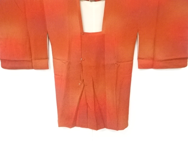 JAPANESE KIMONO / VINTAGE MICHIYUKI COAT / BOKASHI WOVEN ABSTRACT PATTERN